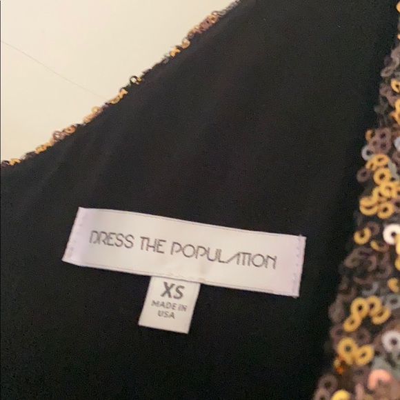 Dress the population  sequin dress - Picture 2 of 5